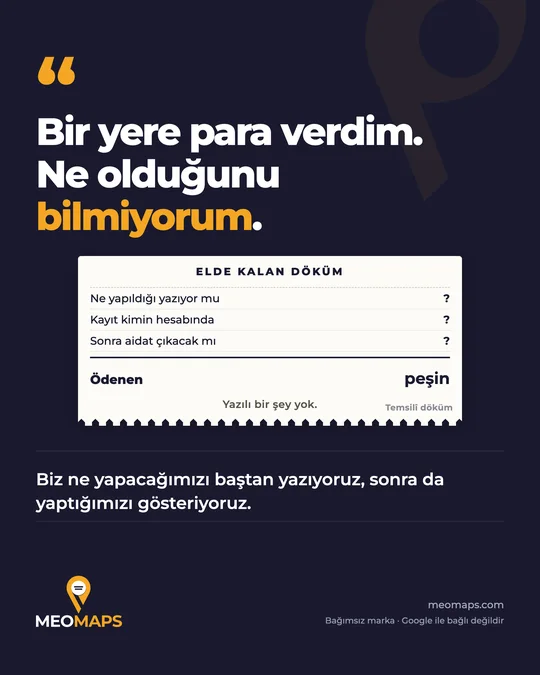 Otomasyonun hazırladığı bir gönderi tasarımı